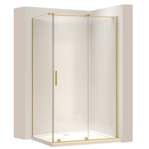 Cabina Doccia Rea Montana Gold Brush 130x90