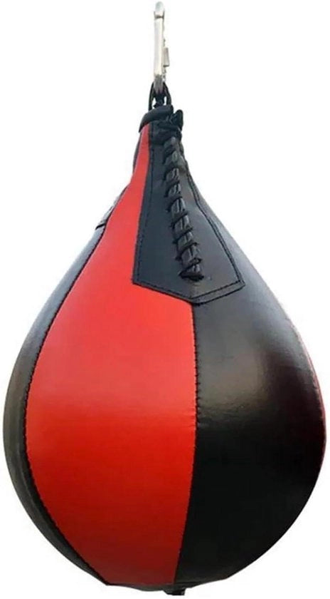Palla di Ballo Reflex - Migliora la Coordinazione - Materiale PU Robusto - 25 x 17 cm - Nero