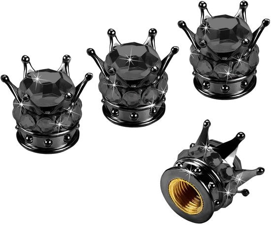 Ventilatori in plastica/vetro 4 pezzi - Impermeabili - Resistenti alla corrosione - Nero - Robusti/Pratici - Coperture di gomma