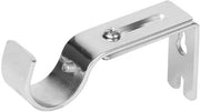 Regolatori di tenda a muro - 2-pack fissaggi regolabili, maniglie di corda per tenda per corda da 1 pollice (argento)