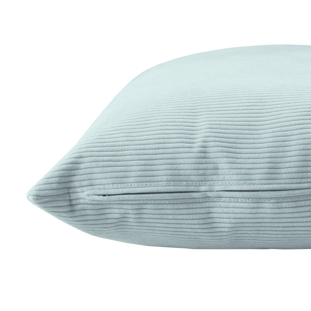 Cuscino quadrato velluto turchese 45x45 cm - DUNE
