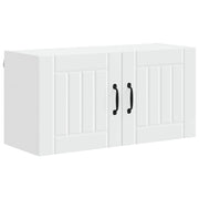 Mobile da cucina rettangolare moderno con pratico vano contenitore interno 80 x 31 x 40 cm legno composito bianco 02_0053953