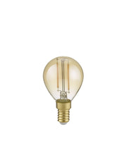 Lampadina LED globo E14 ambra 2W 2700K 225lm Trio