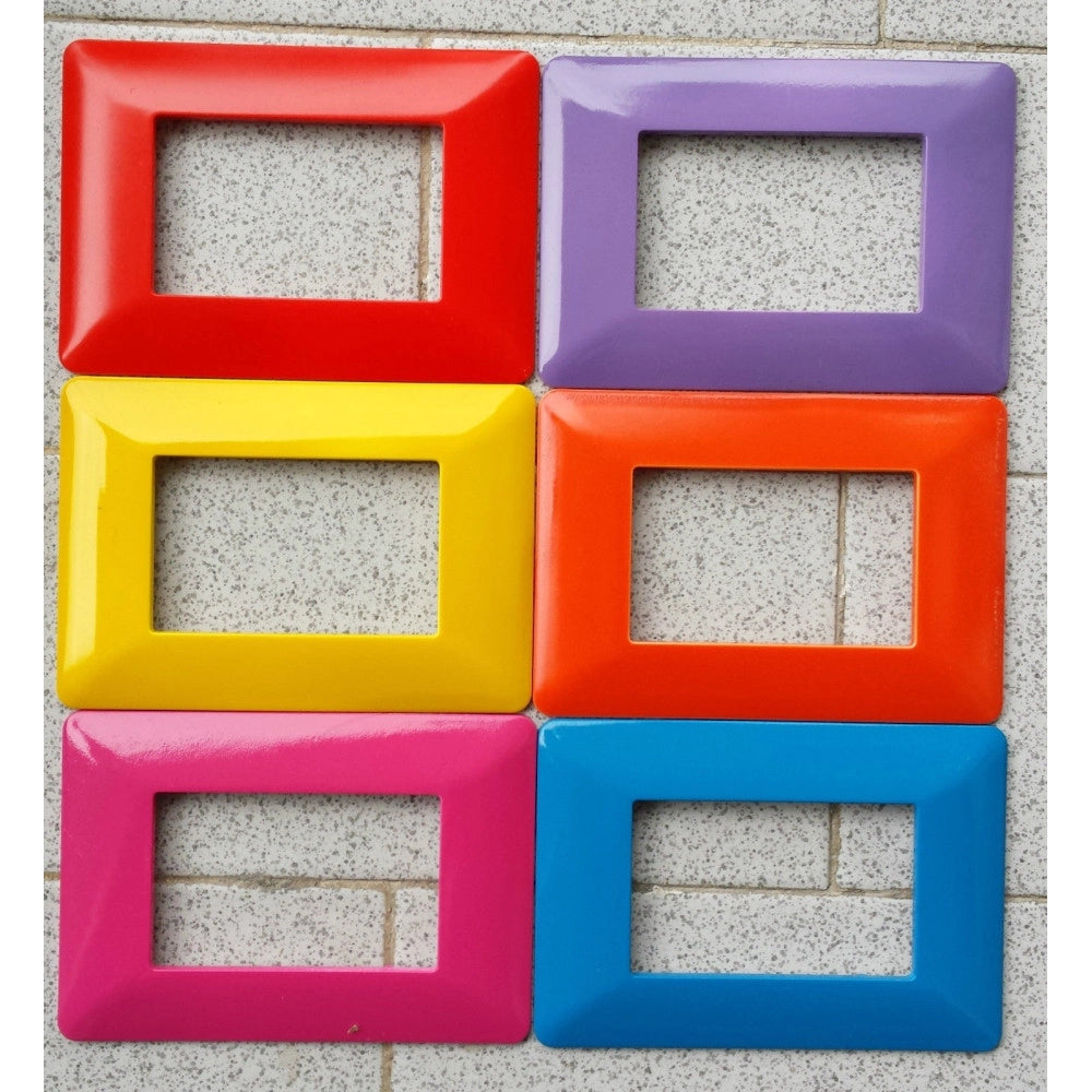 Trade Shop - Placchette Placche In Abs Per Serie Matix Bticino Compatibile 3 4 6 Moduli Color - Antracite -6 Fori     -