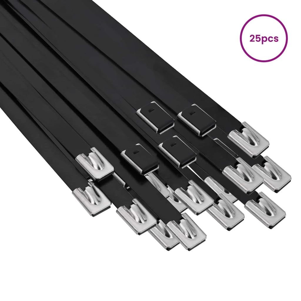 Fascetta per Cavi 25 pz 7,9 x 600 mm Nero 42029413
