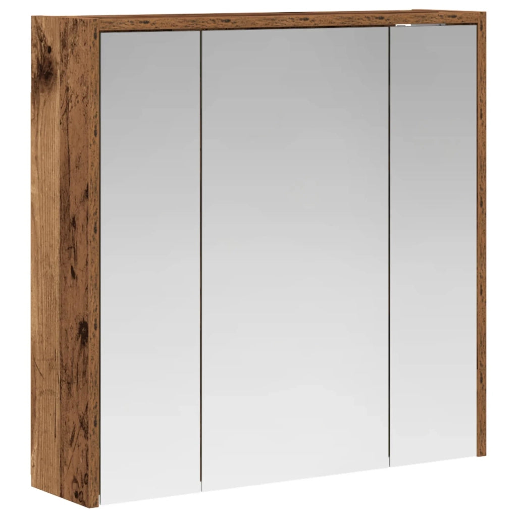 Mobiletto per specchio da Bagno | Armadio da bagno Legno vecchio