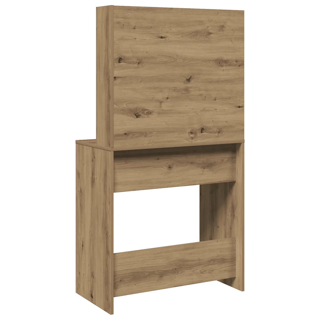 Toeletta con Specchio Rovere Artigianale 74,5x40x141 cm 857008