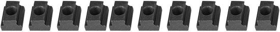 Kit di fissaggio a carbonio 8.8 - 10 pezzi - Opzioni M8/M10/M12 - Nero ossidato - Alta resistenza - Qualità professionale