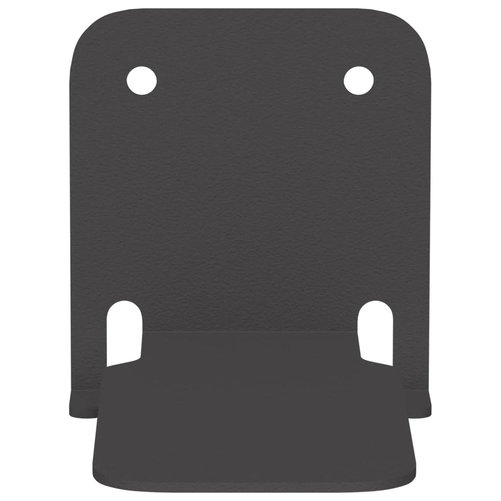 Mensola sospesa con lo scaffale 24 pcs Nero 6 x 10,8 x 6,6 cm 8004058