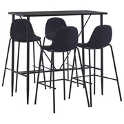 Set da Bar 5 pz in Tessuto Nero cod mxl 9514