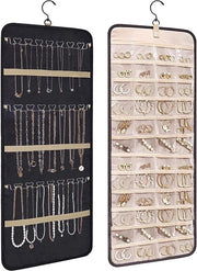 Organizzatore di gioielli da appendere - Organizzatore di gioielli per collane e orecchini, organizzatore da appendere per gioielli di moda.