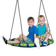 Altalena per Bambini da 3-8 Anni da Giardino ?100cm e Corde Regolabili, Blu