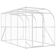Gabbia per Polli Contro il Muro Argento 600 x 150 x 215 cm 3434731