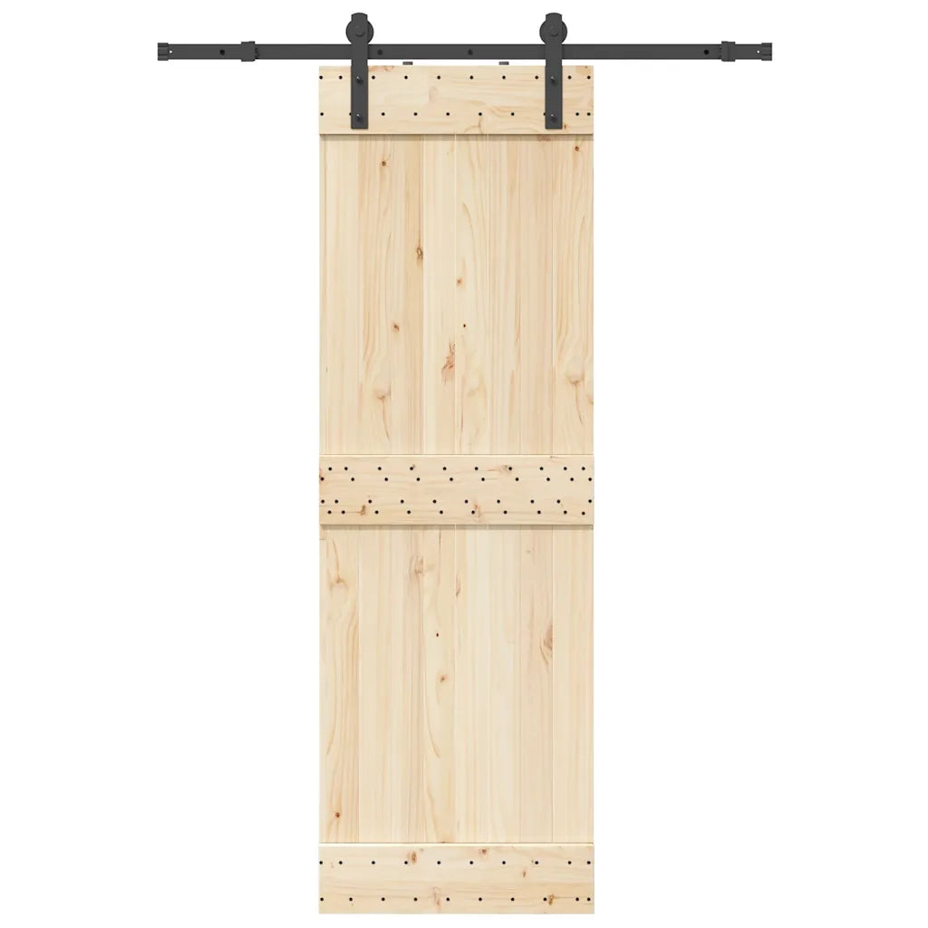 vidaXL Kit di Binari per Porte Scorrevoli 152 cm Acciaio Nero