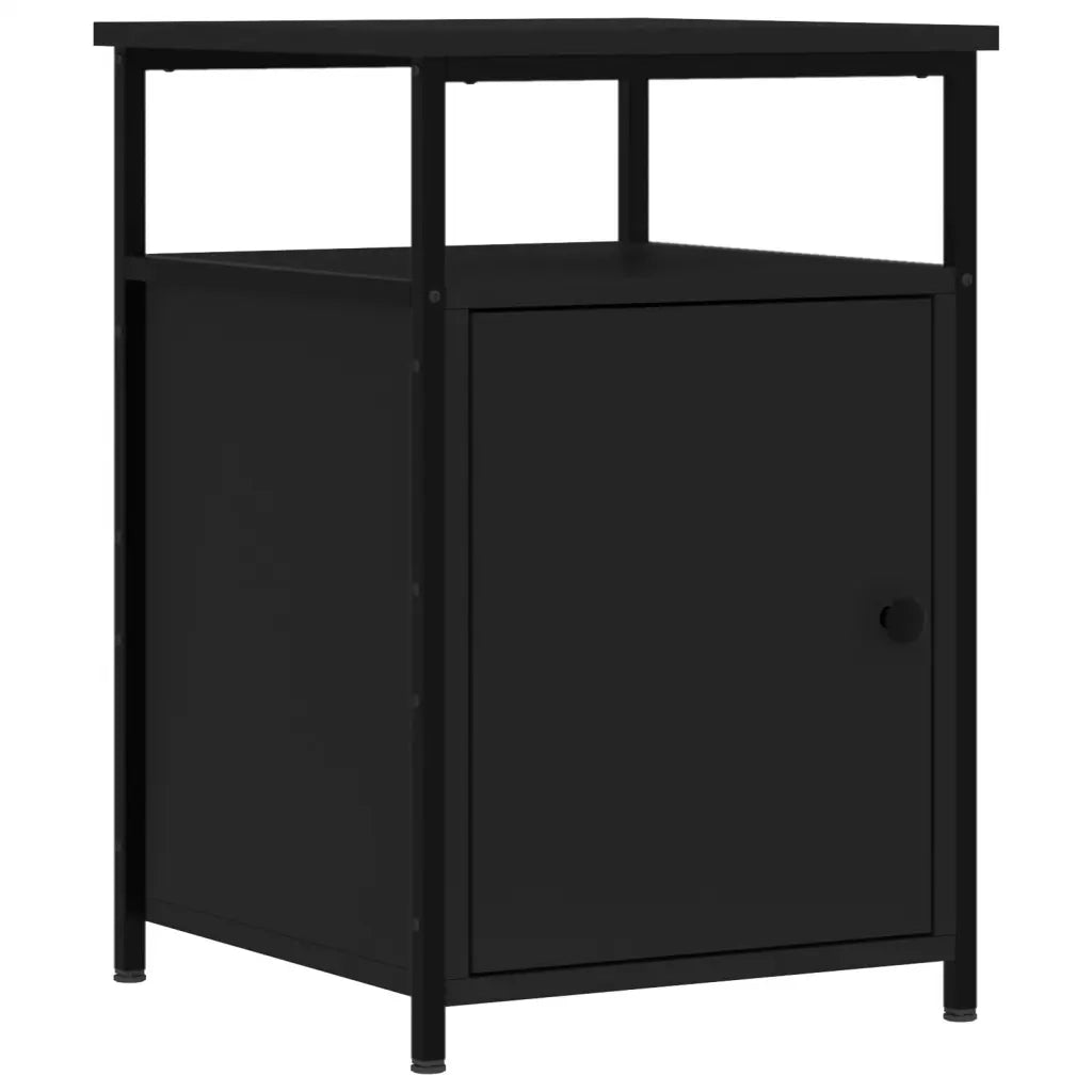 Comodini 2 pz Neri 40x42x60 cm in Legno Multistratocod mxl 126298