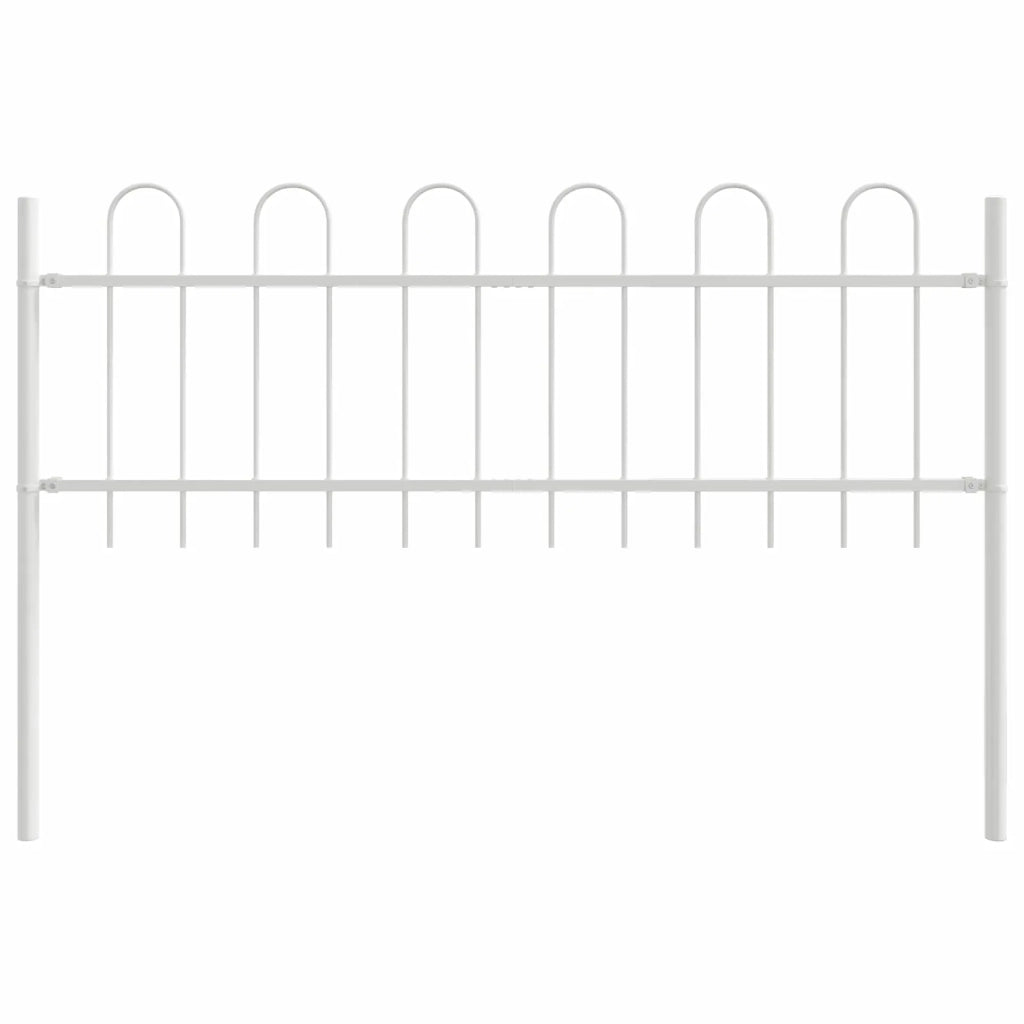 Recinzione per Giardino 5 pcs Bianco 8,5 x 0,6 m 3334103