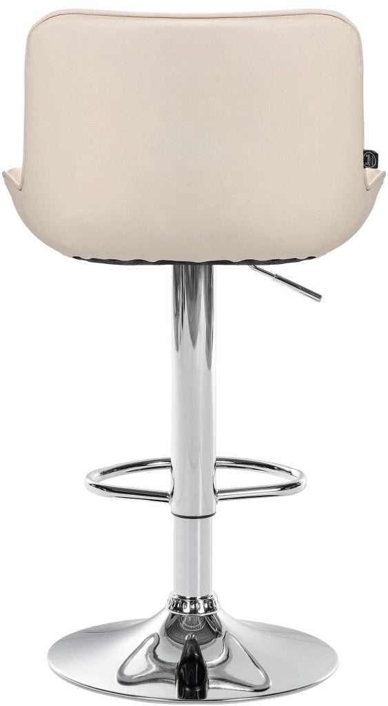 2er Set Barhocker Vonore Kunstleder chrom