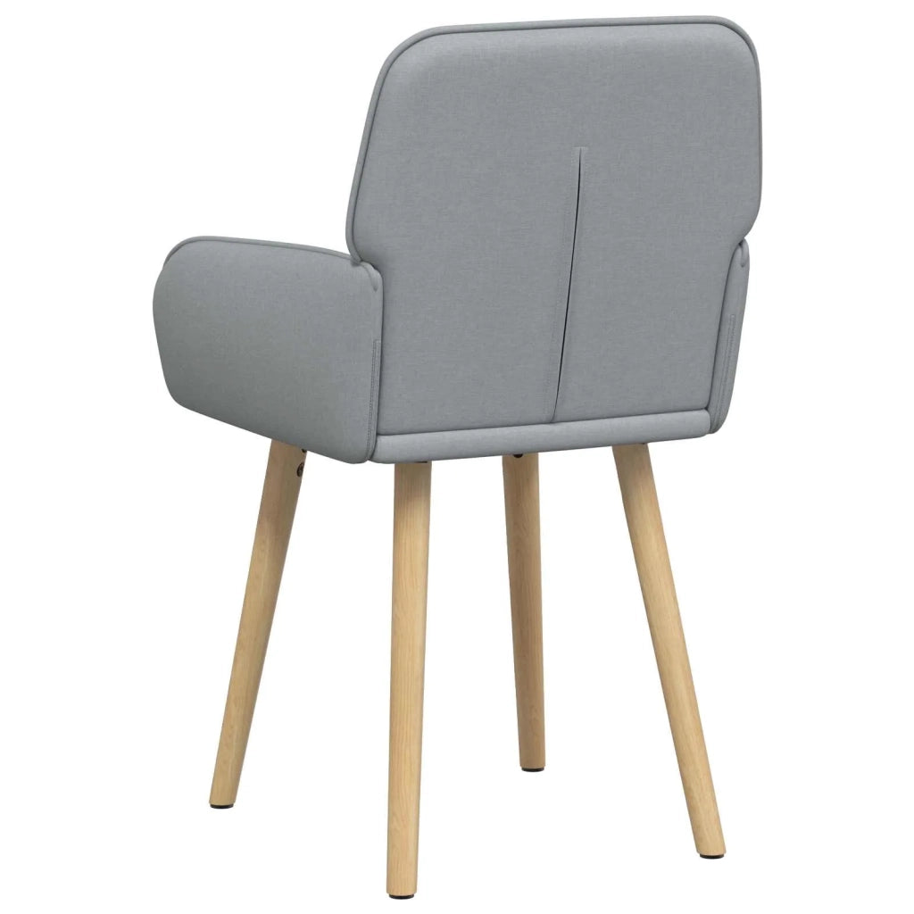Sedie da pranzo 6 pz Tessuto Grigio Chiaro 56,5 x 50 x 87,5 cm 3428201
