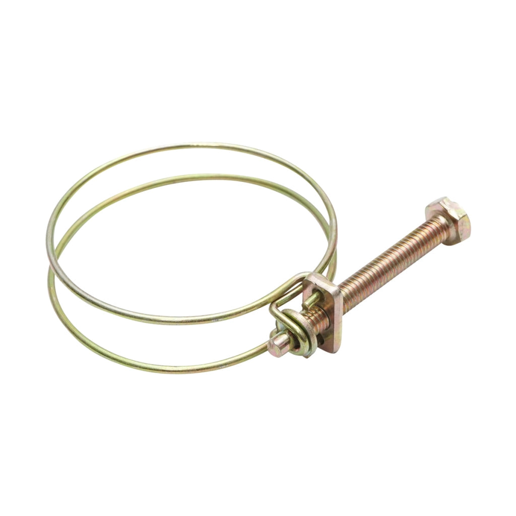 Fascetta stringicavo 50-55mm con vite M6x50mm per tubo flessibile Breckner Germany