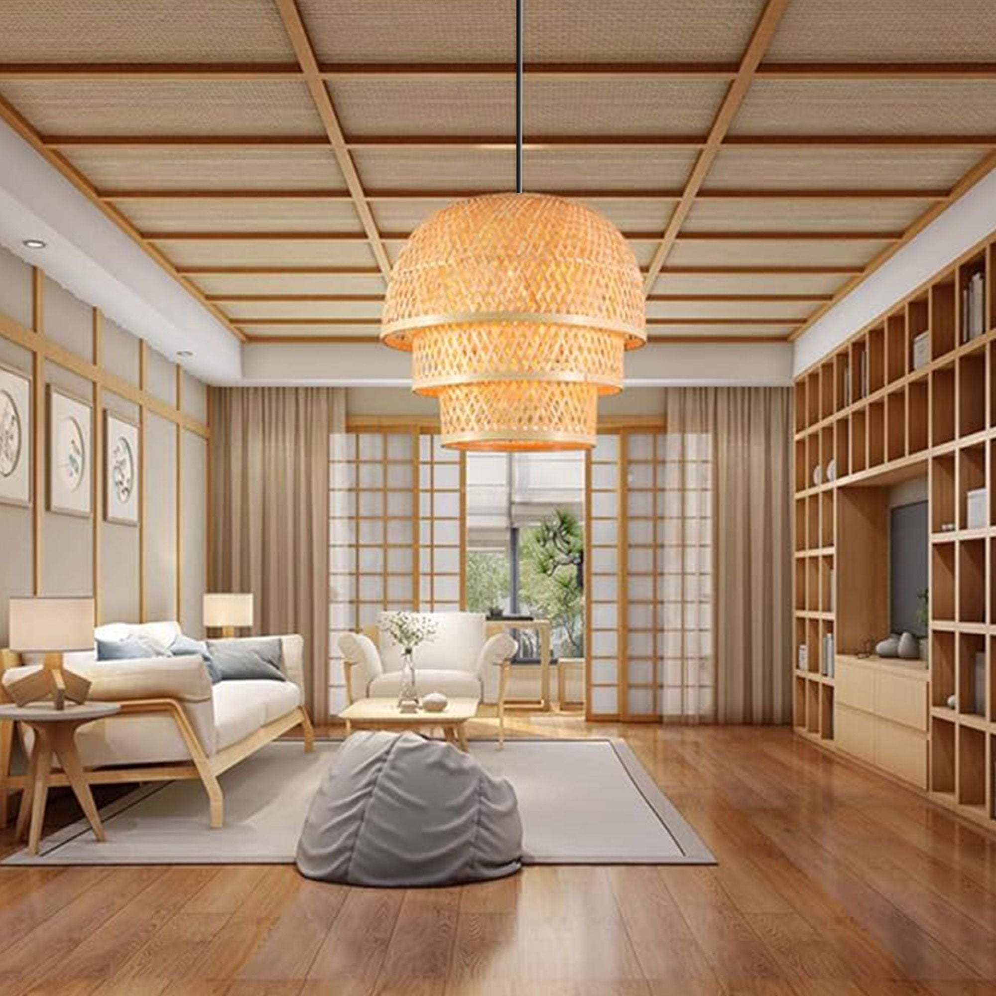 Lampada Da Soffitto Bamboo APP1629-1CP