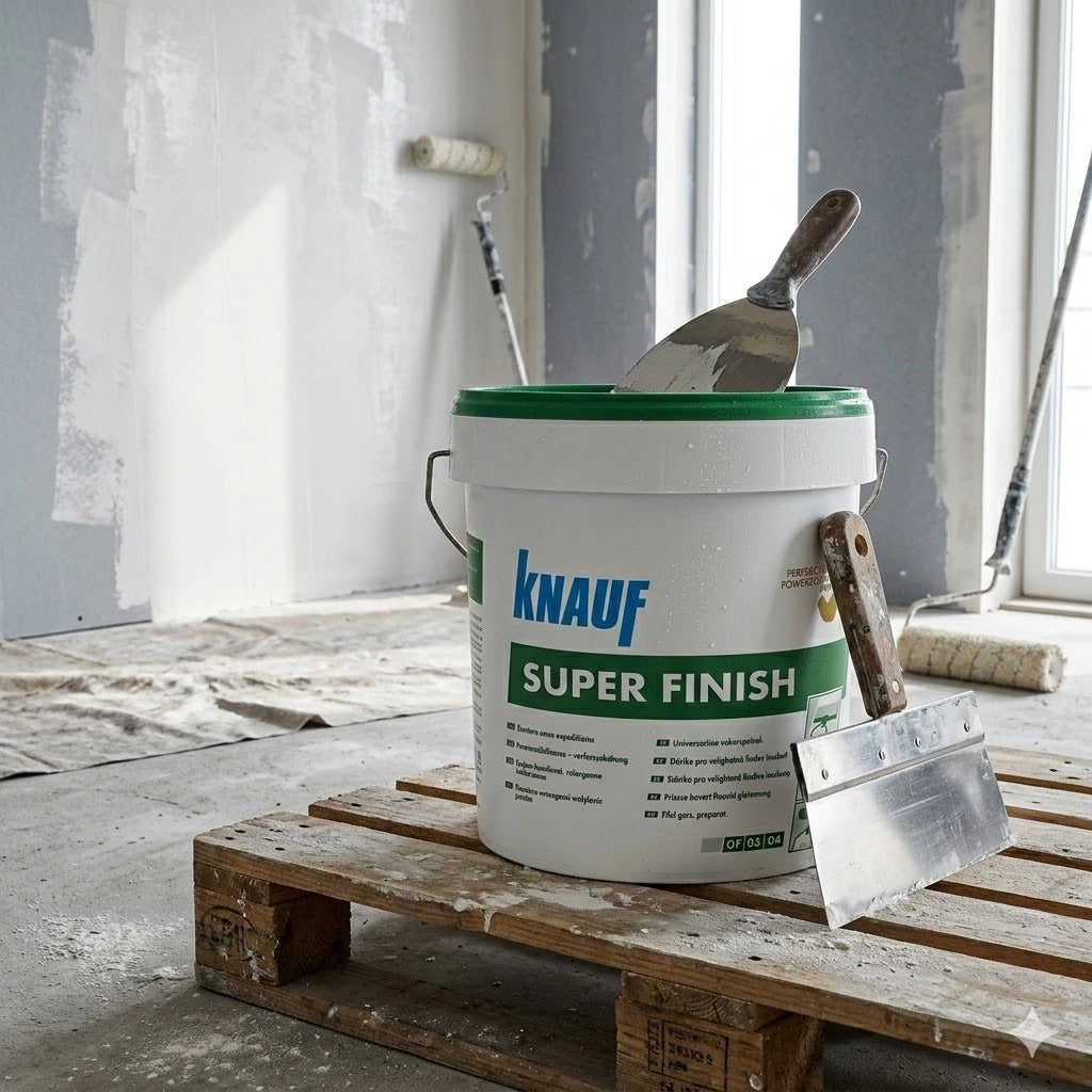 Stucco Pasta Super Finish Knauf Vinilico Bianco 6 kg