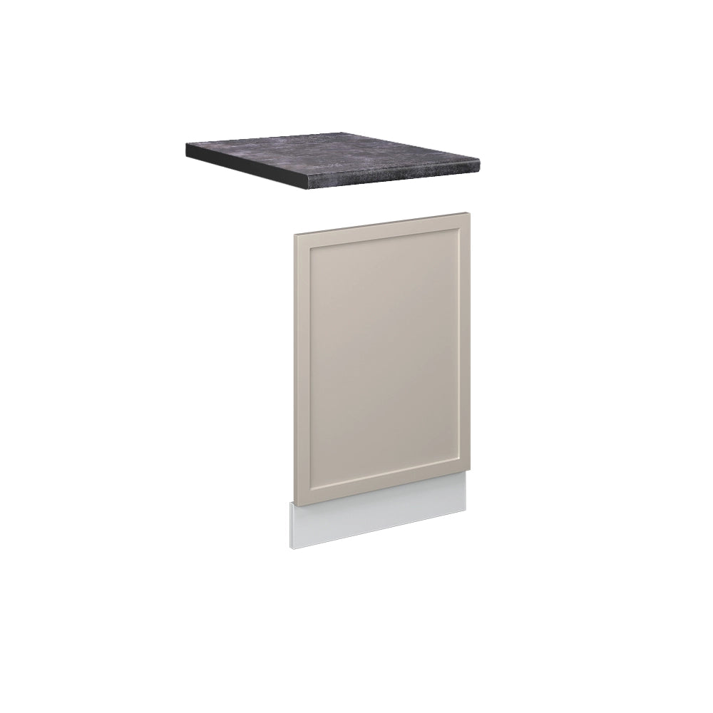 Pannello frontale Fame-Line GrigioBeige/Bianco 45 cm, PL Antracite Vicco