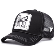 Cappellino da baseball nero con Topolino dei cartoni animati