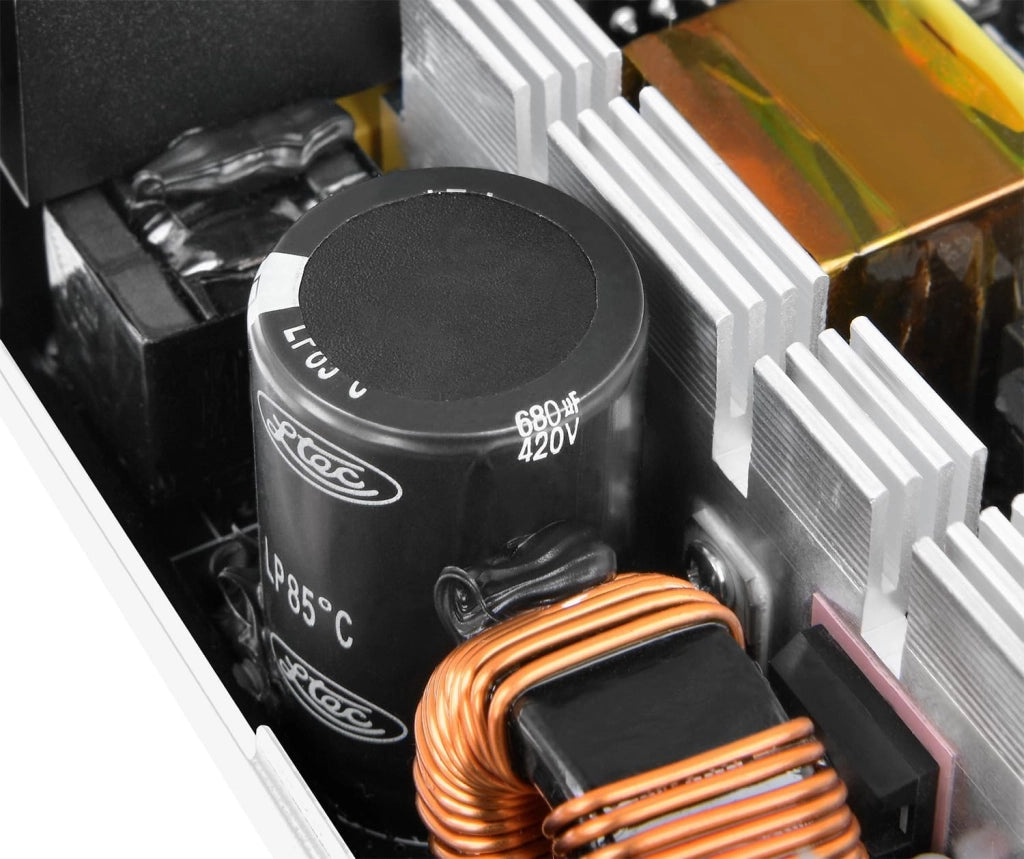 Toughpower GT 850W | ATX 3.1 | PCIe 5.1 12V-2x6-Anschluss | ultraleise Smart-Zero-Funktion | Low Profile Kabel | 80+ GOLD | Modular | Snow