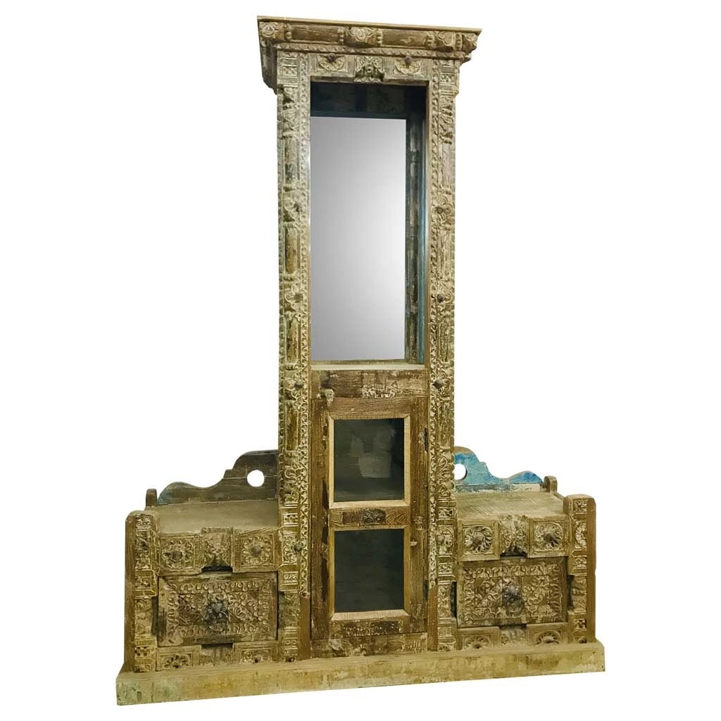 Sgabello da Mobile da ingresso in legno 140x46x188h