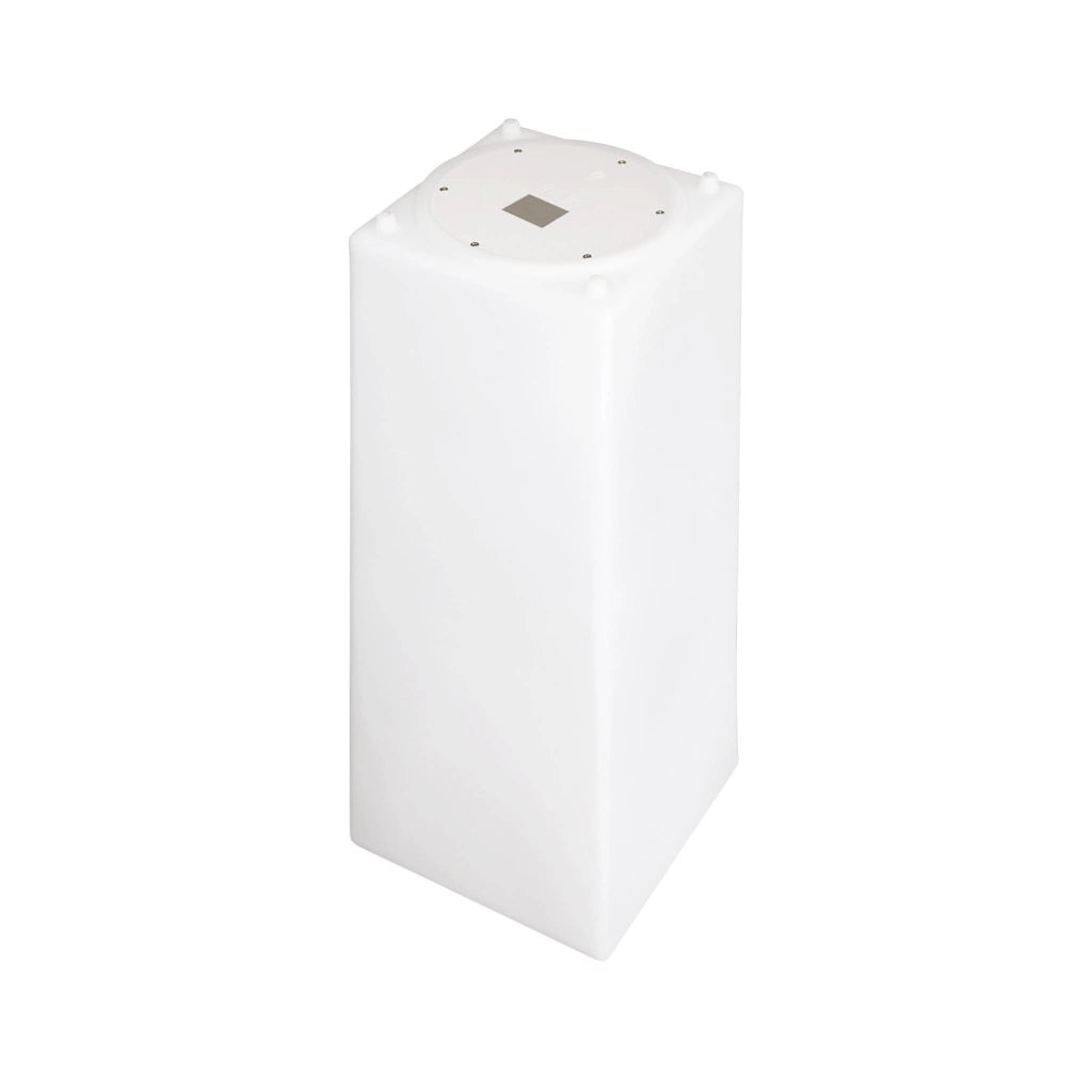 Vaso luminoso led colore bianco con batteria ricaricabile, multicolore