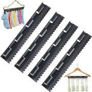 Sokkiniere per abbigliamento, 4-pack, asciugamano a vento, asciugamano in plastica, attaccapannolli per abbigliamento, attaccapannolli in plastica per calze, sottovesti, piccoli capi d'abbigliamento.