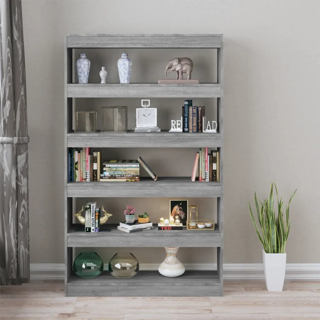 Libreria/Divisorio Grigio Sonoma 100x30x166 cm cod mxl 9268