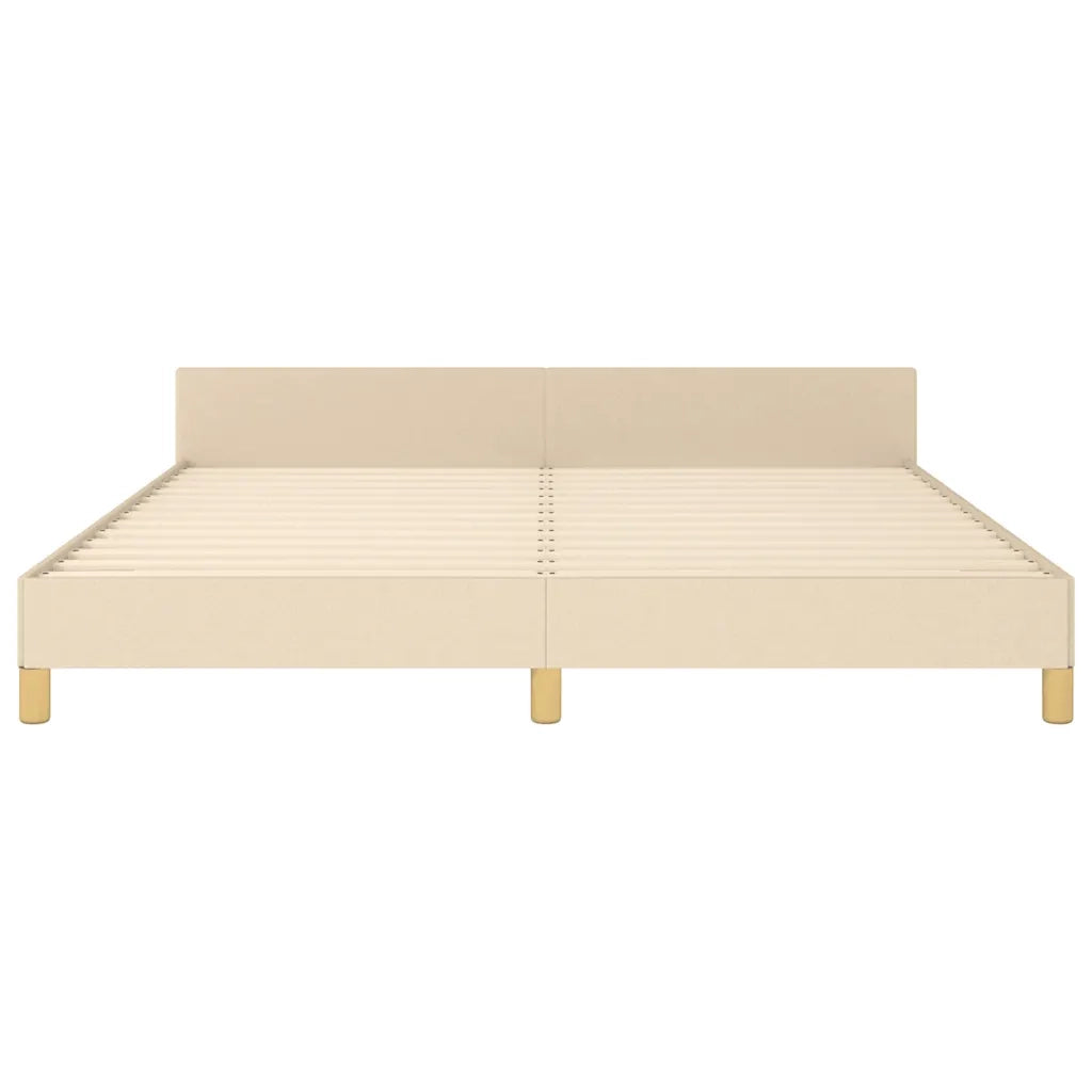 Giroletto con Testiera Crema 160x200 cm in Tessuto cod mxl 61091