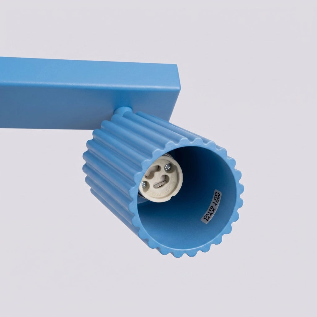 Plafoniera KARBON 2 azzurro
