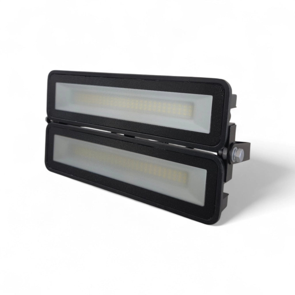 Faro LED modulare 100W IP65 Nero 10000lm 6000K Luce Fredda Proiettore Esterno 120° Alta Potenza