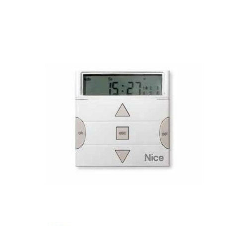 PROGRAMMATORE ORARIO A PARETE CON DISPLAY 6 GRUPPI DI AUTOMAZIONI NICE ERATIME