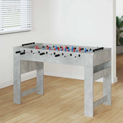 Tavolo da Foosball Grigio Cemento 125 x 60,5 x 80 cm