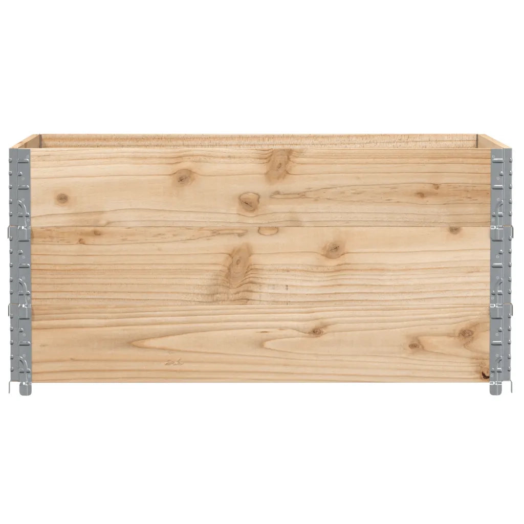 Fioriera da Giardino Marrone 120x80 cm Legno Massello di Pino 3295423