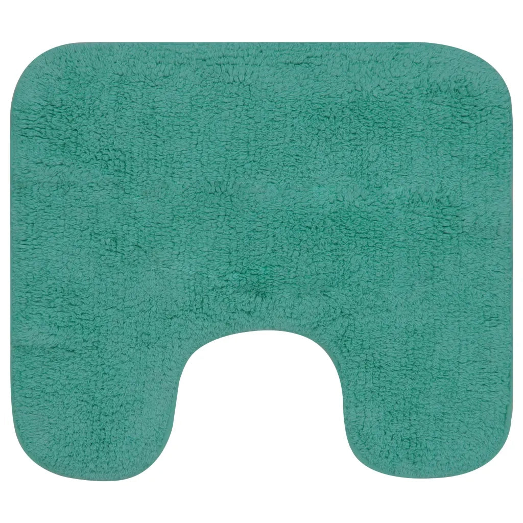 Set Tappetini per Bagno 3 pz in Tessuto Turchese 133228