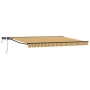 Cornice per Tenda Manuale con LED 4 × 3,5 m 3420868