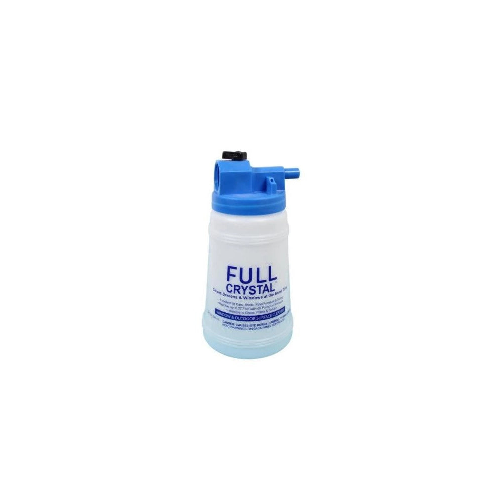 Trade Shop - Contenitore Detergente Pulizia Vetri Auto Pompa Pulisci Finestre Fuller Crystal -
