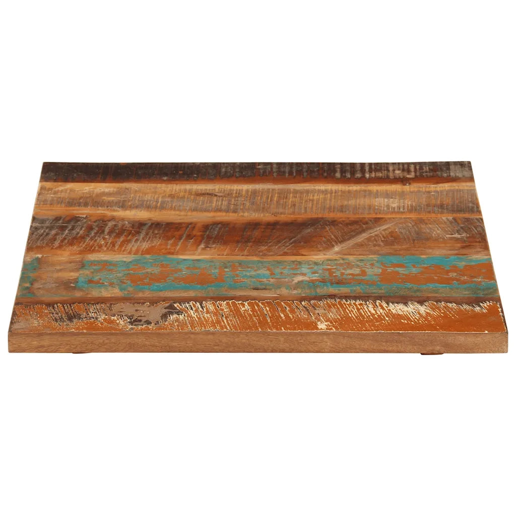 Piano Tavolo | Superficie Tavolo | Piano Scrivania Quadrato 60x60 cm 25-27 mm in Legno di Recupero