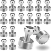 Magnetici 18 kegelmagneti (12x16 mm, forti, tenacia 3 kg), argento