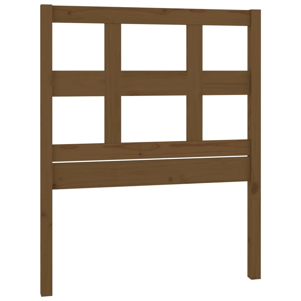 Testiera per Letto ambra 105,5x4x100 cm Legno Massello di Pino 818908