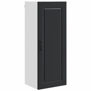 Pensile da cucina | Armadietto a muro PORTO Nero 40 x 31 x 100 cm Legno multistrato