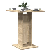 Tavolo da Bistrot Rovere Sonoma 60x60x75 cm Legno Multistrato 802105