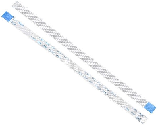 Cavo FPC FFC flexibile a 10 poli, 0,5 mm di pitch, 150 mm, con 12 pinne.