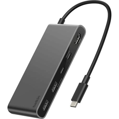 Belkin CONNECT USB-C 7-in-1 Hub Dual USB-C Ports arg.AVC023hqSGY