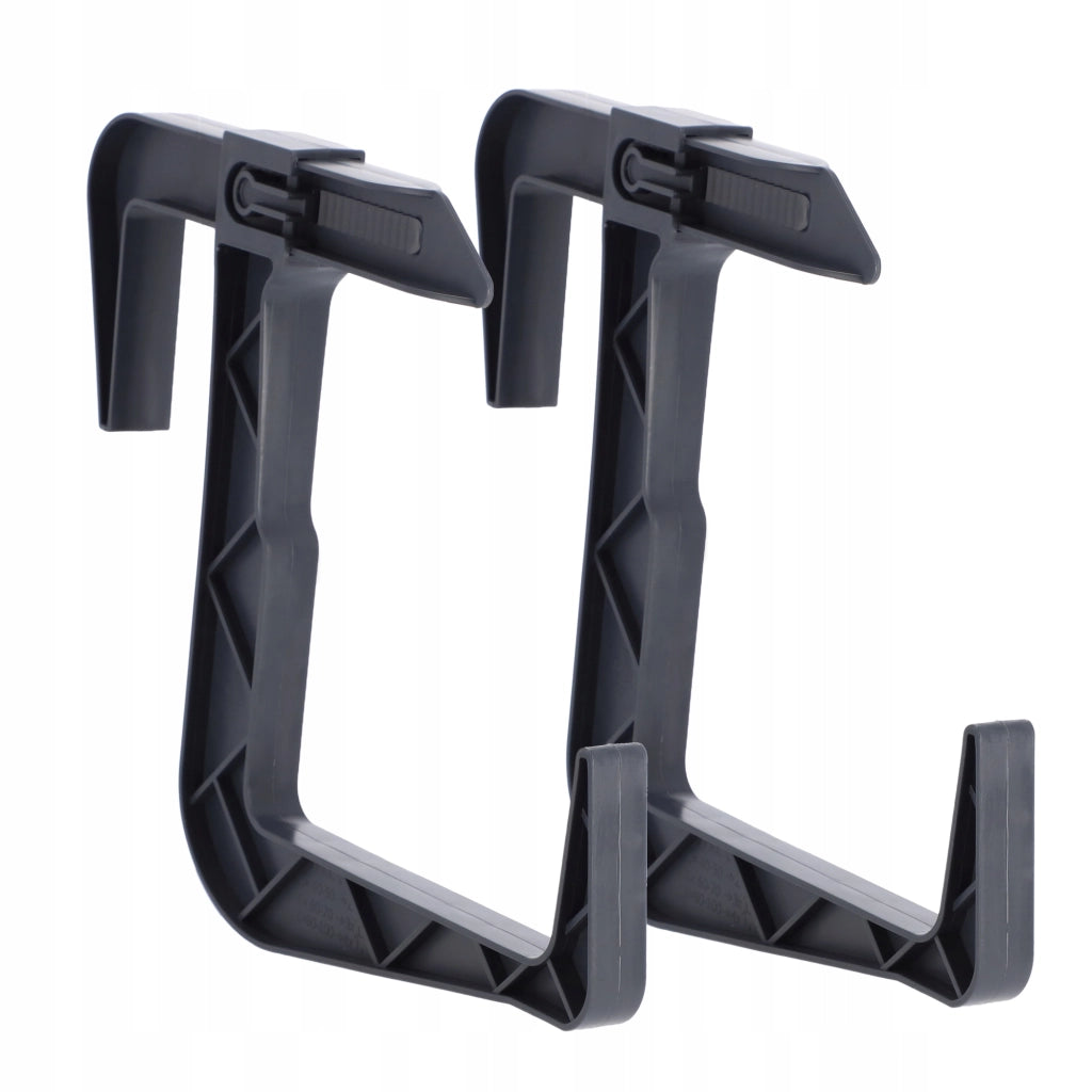 Set di 2 ganci appendiabiti KADAX per vasi da fiori, fioriere da balcone e ringhiere.