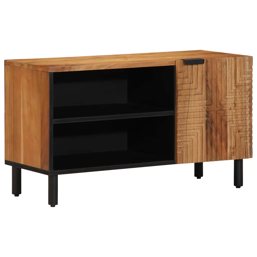 Mobile TV | Armadietto TV | Mobile Porta TV Marrone 80 x 33 x 46 cm Legno di mango massello
